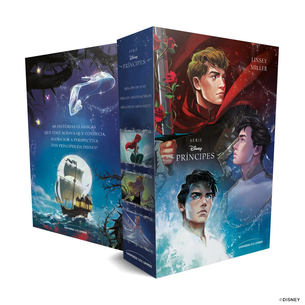 Livro - Box Série Disney Príncipes - por Linsey Miller - Editora Universo dos Livros