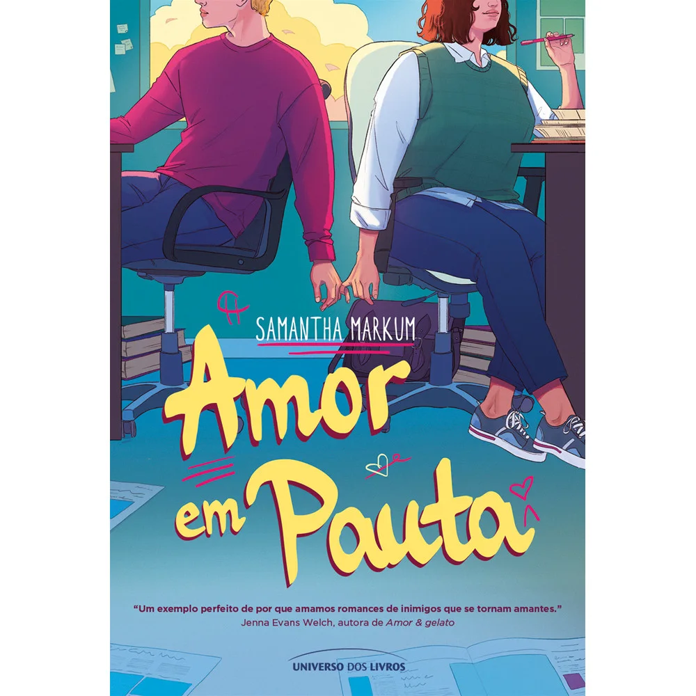 Livro - Amor em pauta - por Samantha Markum - Editora Universo dos Livros