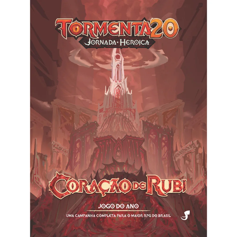 Livro - Tormenta20 - Jornada Heroica - Coração de Rubi (Edição Jogo do Ano) - Novo -