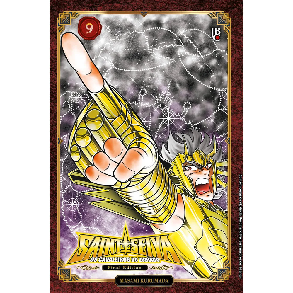 Mangá - Cavaleiros do Zodíaco Saint Seiya Final Edition Vol. 09 - por Masami Kurumada - Editora JBC