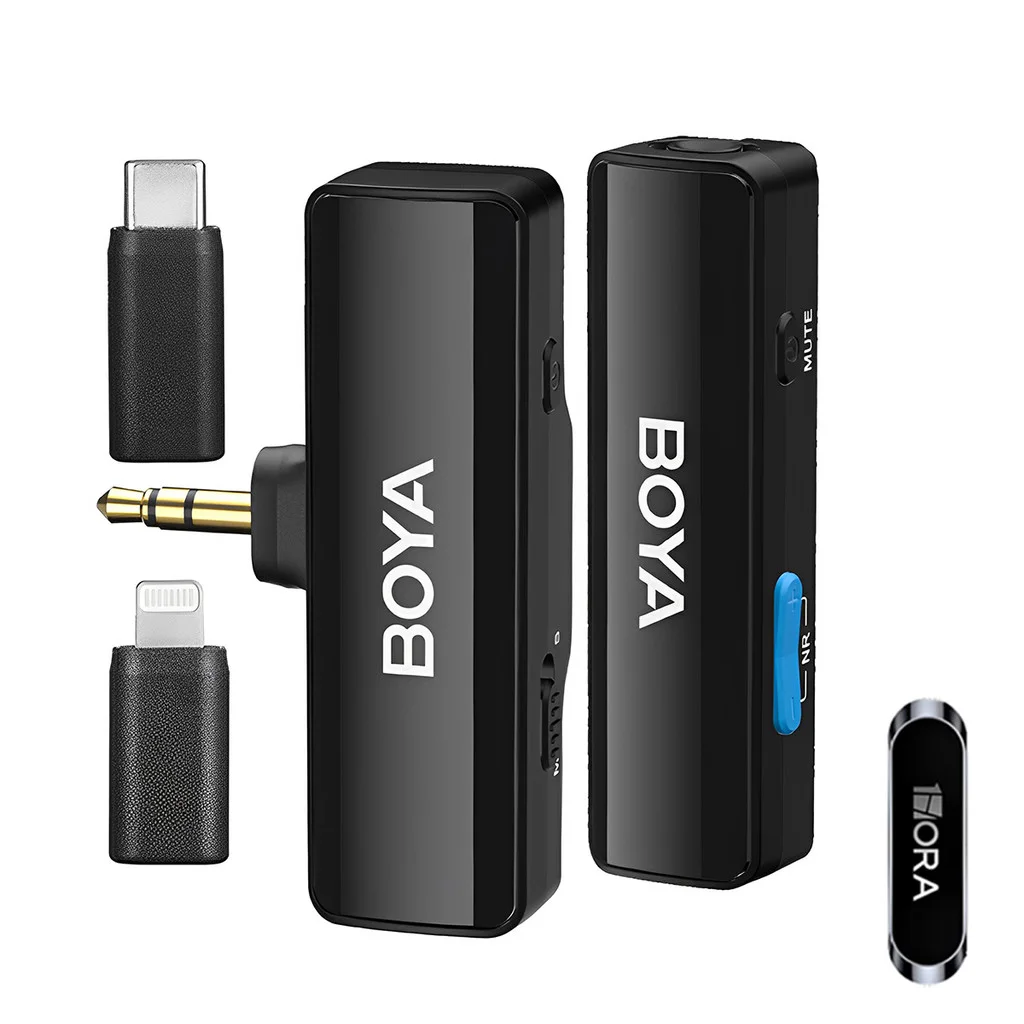 Microfone Lapela Boya Boyalink A1 + Suporte P/Smartphone (K-6191-5880)