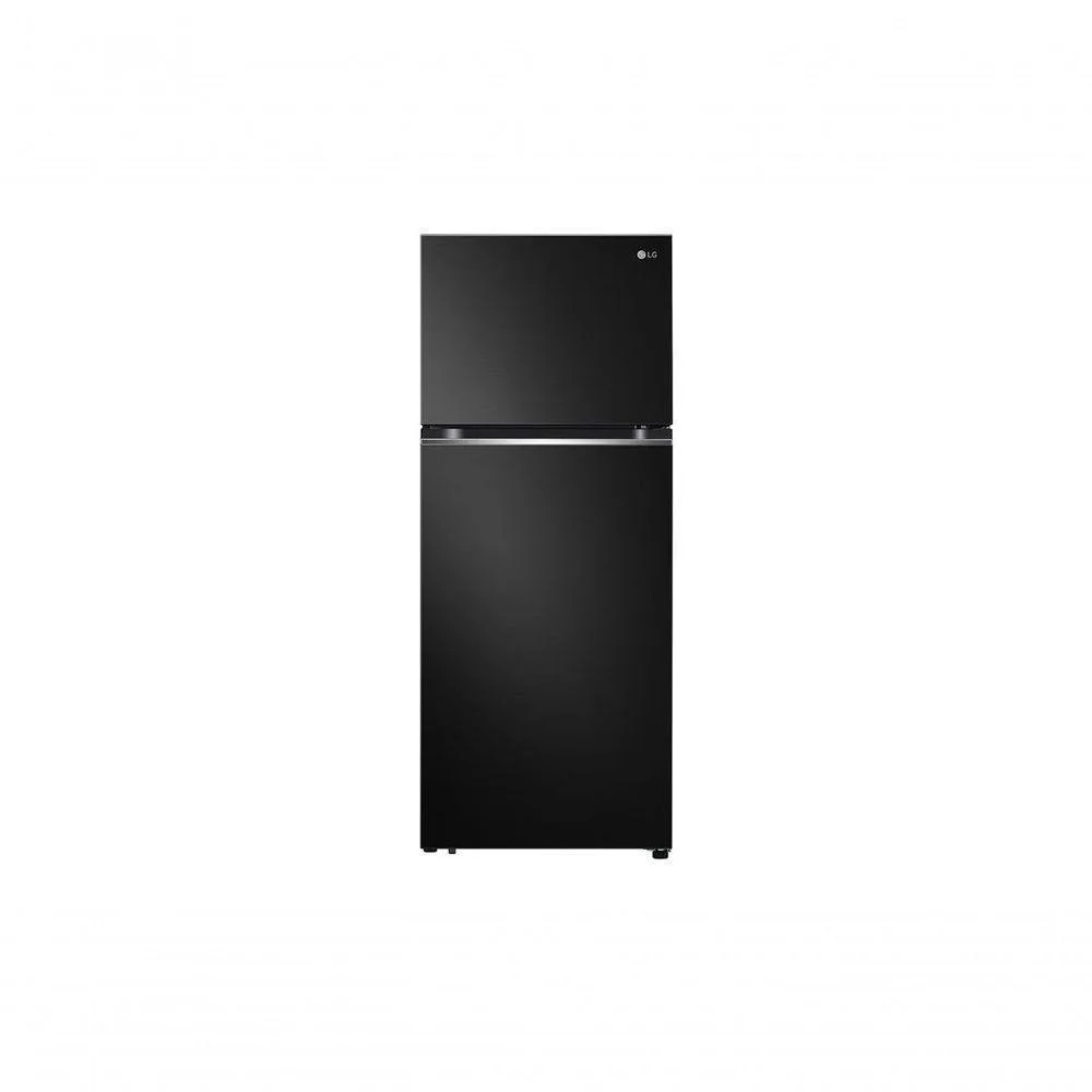 Geladeira LG Duplex Frost Free Inverter 395L Black Inox Top Mount 110V