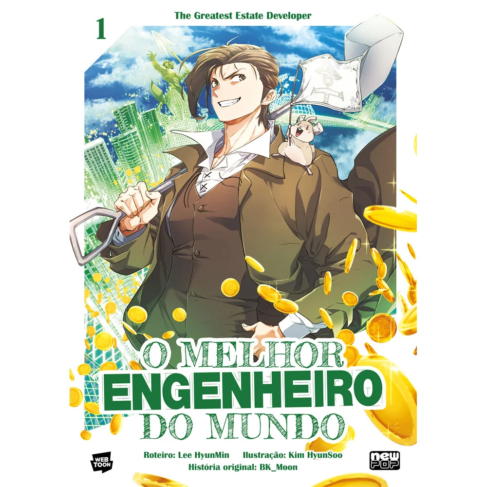 Comics - O Melhor Engenheiro do Mundo (The Greatest Estate Developer): Volume 01 - Editora New Pop