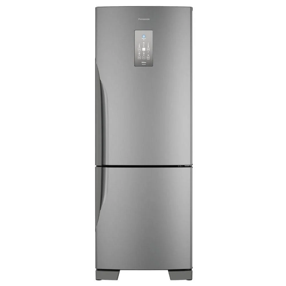 Geladeira Panasonic Duplex Inverse Frost Free Convencional 511L NR-BB71PV7XA Cinza 110V