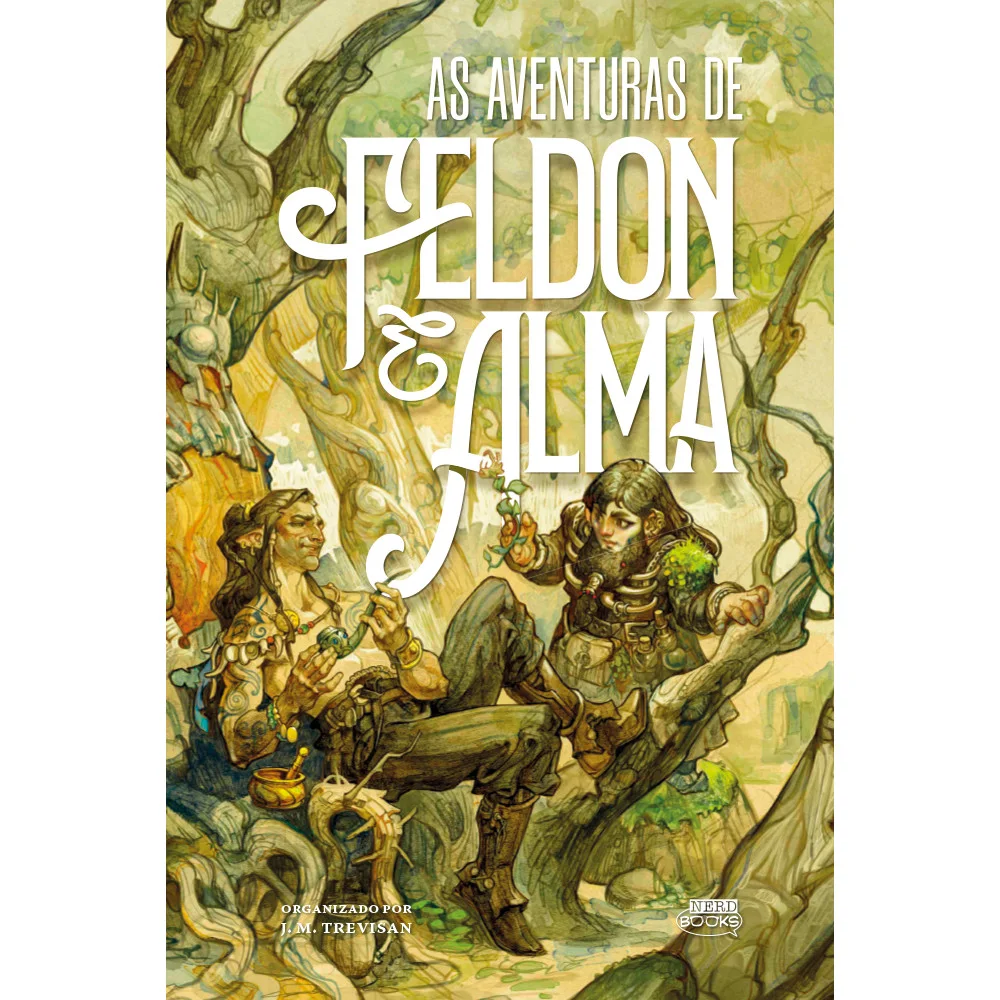 Livro - As aventuras de Feldon & Alma (capa dura) - Editora Jambô