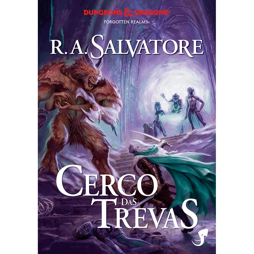 Livro - A Lenda de Drizzt Vol. 9 - Cerco das Trevas - por R.A. Salvatore - Editora Jambô