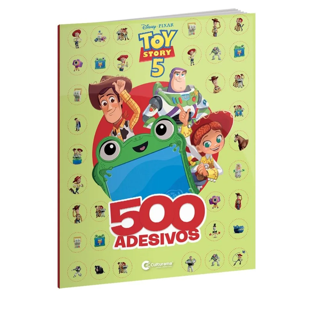 Livro - 500 Adesivos Toy Story 5 - Disney Pixar - Editora Culturama -