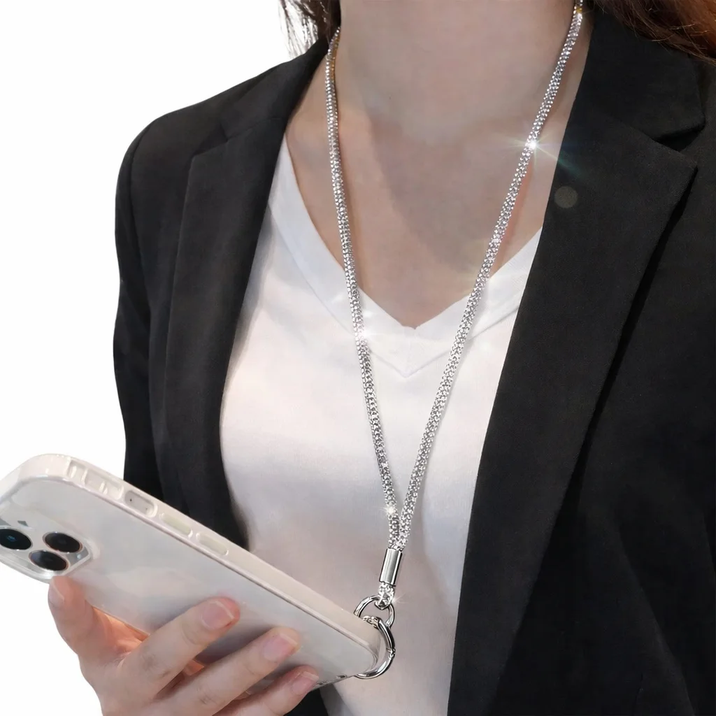 Cordão Para Smartphone Universal Alça  Pescoço Pulso Strass
