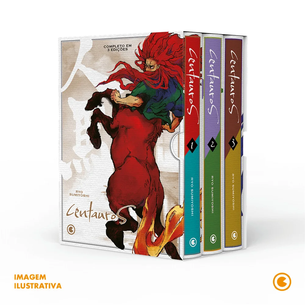 Mangá - Box Centauros - por Ryo Sumiyoshi - Novo/Lacrado - Editora Conrad -