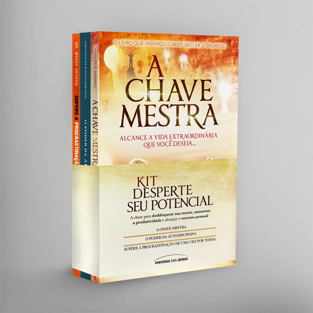 Livro - Kit Desperte seu potencial - Editora Universo dos Livros