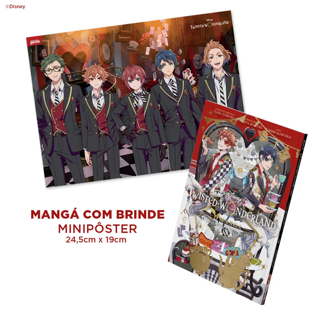 Livro - Disney Twisted-Wonderland: O Mangá - Livro de Heartslabyul - 4 - Editora Universo dos Livros