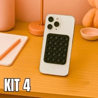 Kit 4 Ventosas de Fixação para Smartphone - Suporte Adesivo