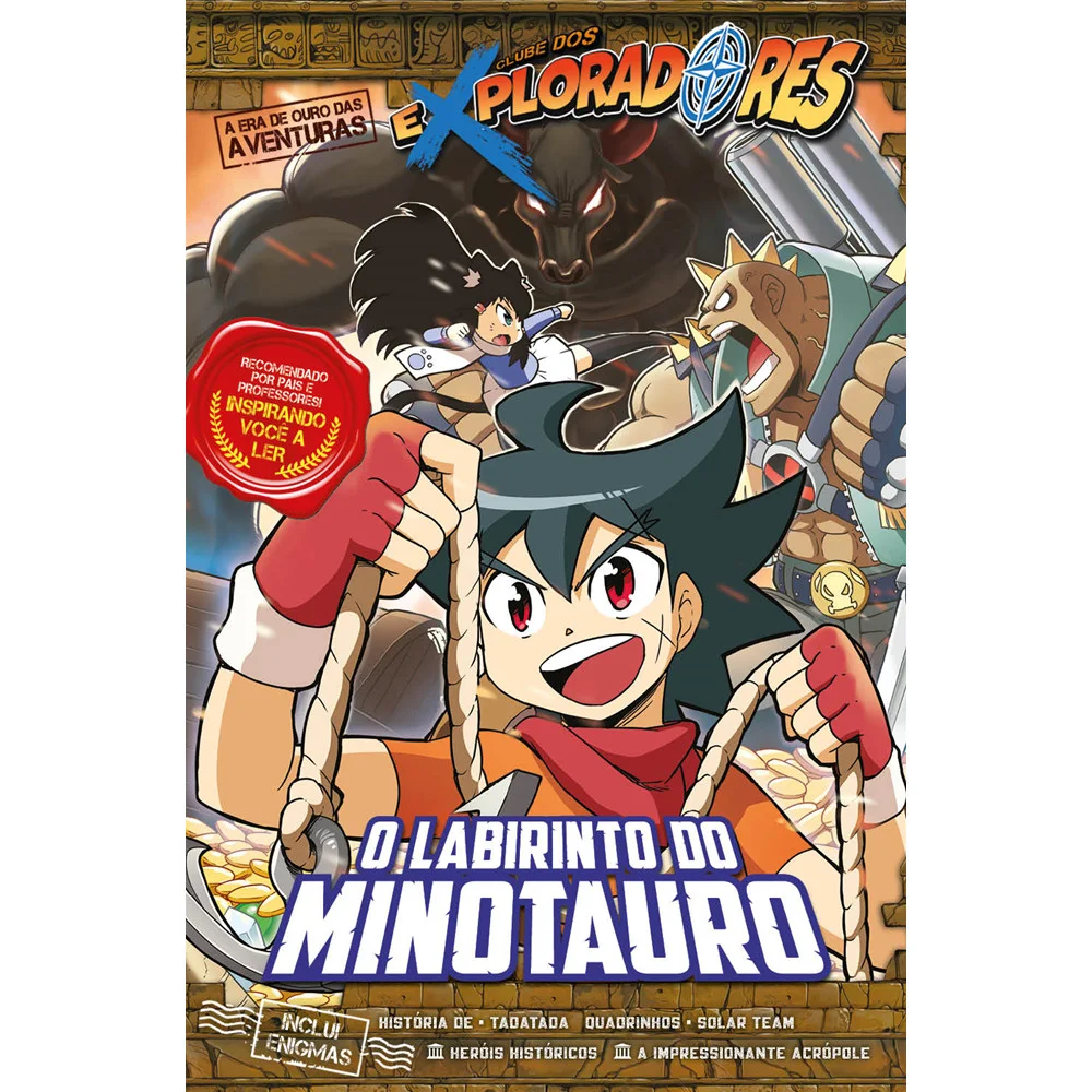 Mangá - Clube dos eXploradores: O labirinto do Minotauro - por Tadatada - Editora JBC