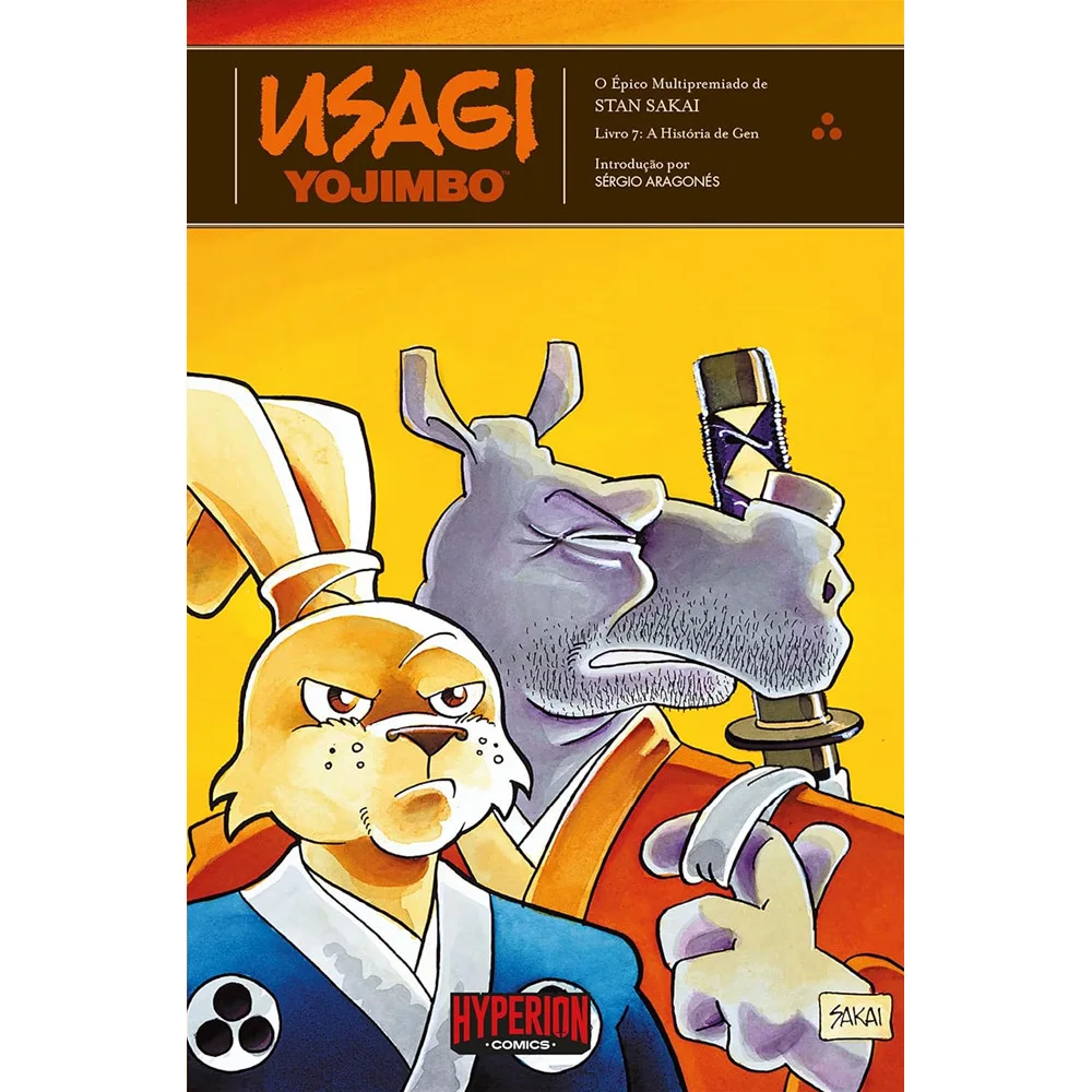Comic - Usagi Yojimbo: Samurai - 07 - Novo/Lacrado - Editora Hyperion Comics -