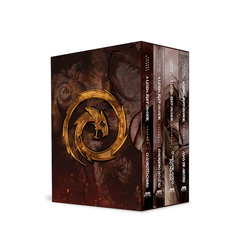 Livro - A Lenda de Ruff Ghanor - Série Completa - por Leonel Caldela - Editora Jambô
