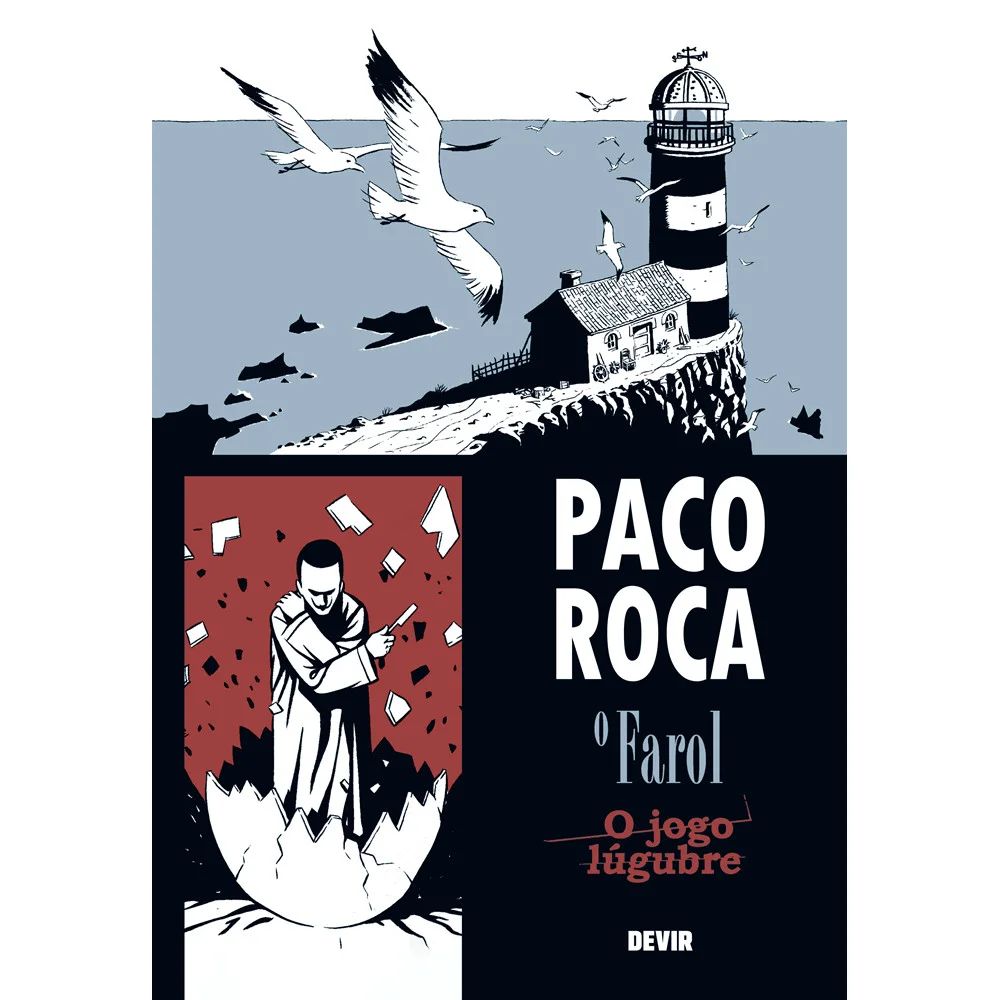 Comic-O Farol/O Jogo Lúgubre por Paco Roca - Novo/Lacrado-Editora Devir Livraria-