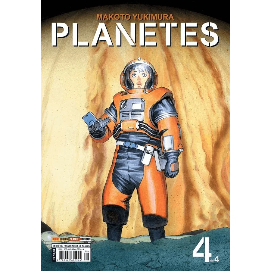 Mangá - Planetes Volume 4 - por Makoto Yukimura - Editora Panini
