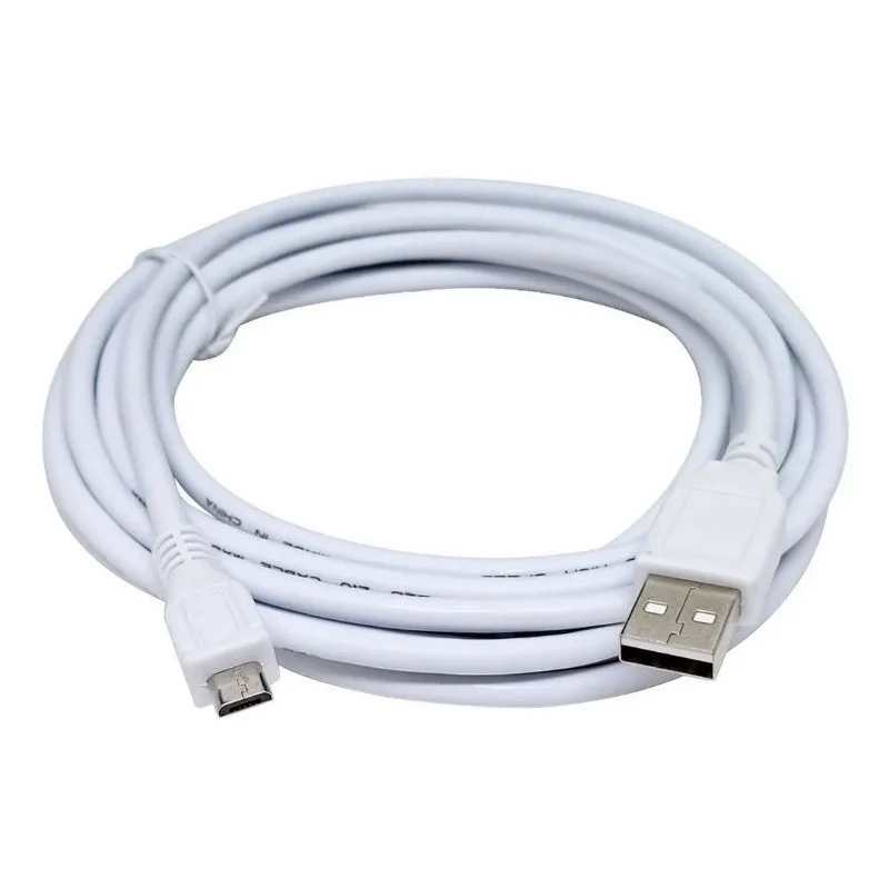 Cabo Micro Usb 3 M Para Controle De Console E Smartphone
