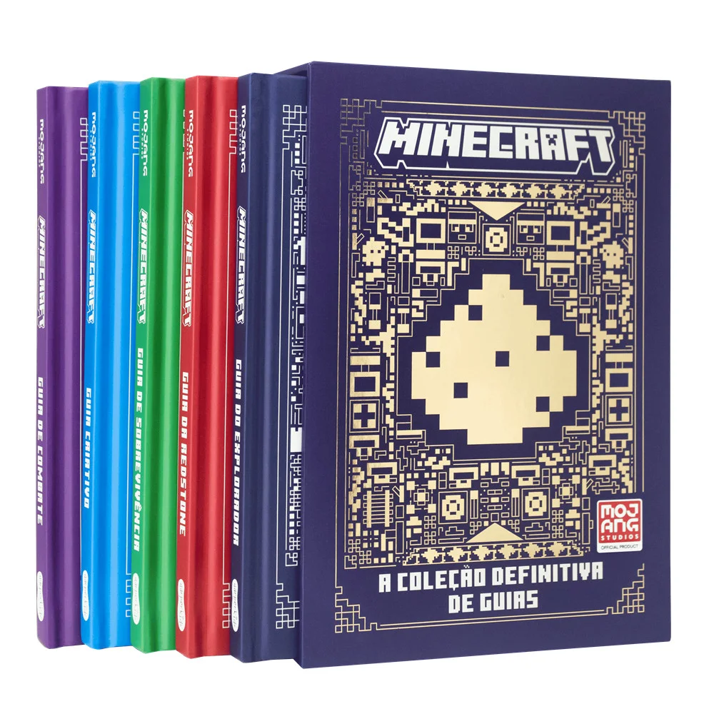 Livro - Minecraft: A coleção definitiva de guias - por Mojang AB - Editora Harperkids