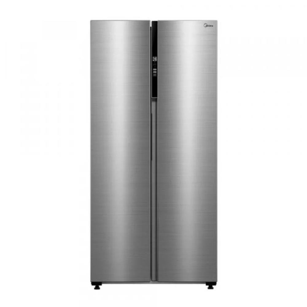 Geladeira Side by Side Midea 442L Inverter Frost Free MD-RS598 Inox 127V com App e Freezer 176L