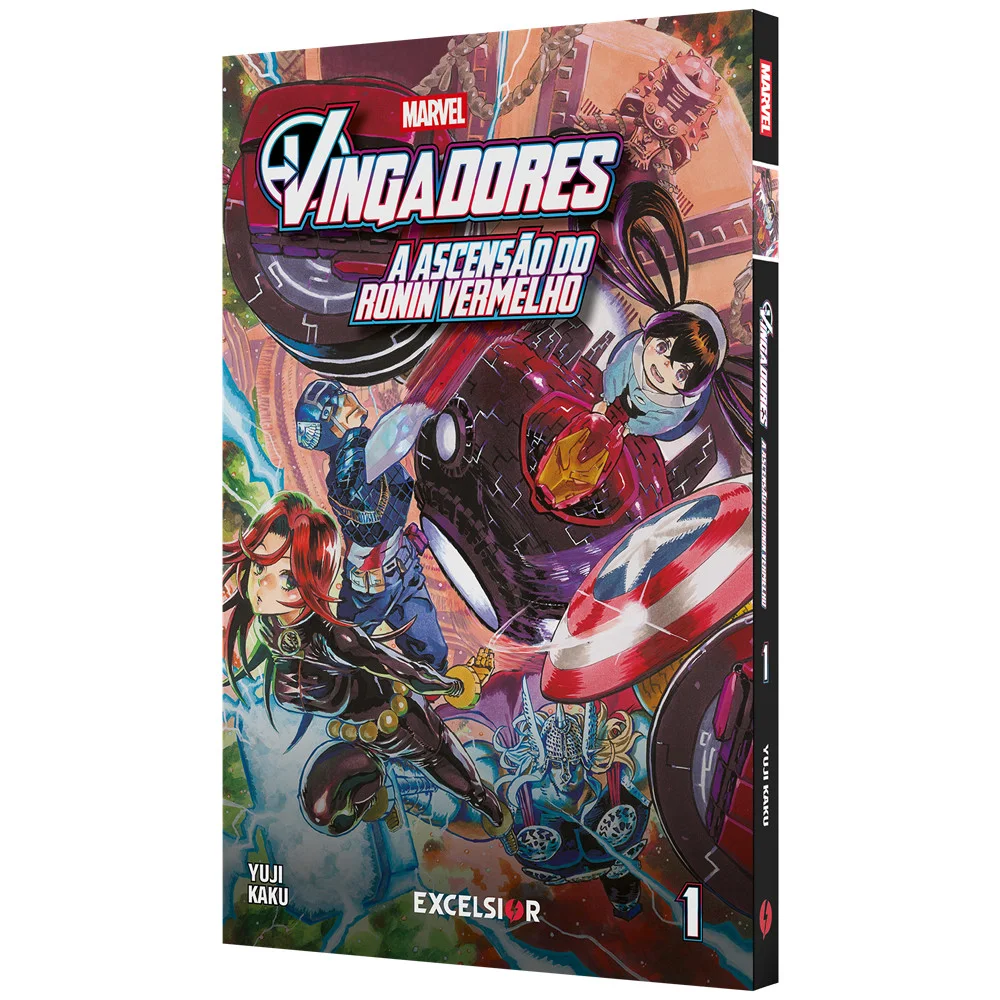 Mangá - Vingadores: A ascensão do Ronin Vermelho - por Yuji Kaku - Editora Excelsior