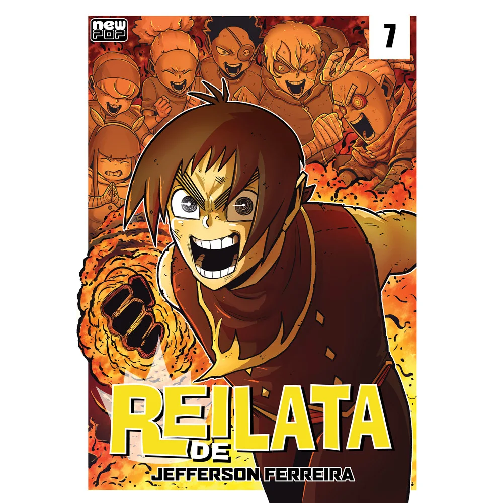 Mangá - Rei de Lata - Volume 07 (Full Color) - por Jefferson Ferreira - Editora New Pop