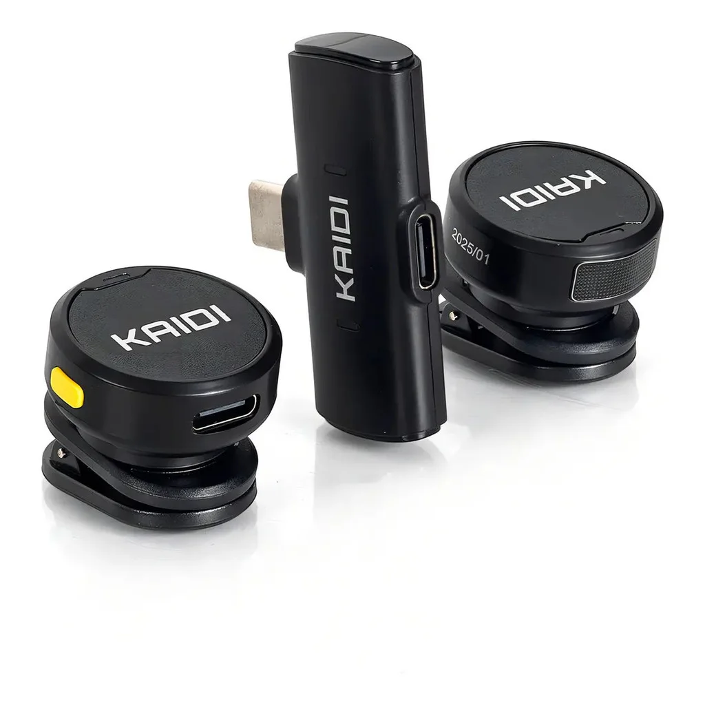 Microfone Lapela Tipo-c E Lightning Smartphone Podcast Entrevista Vlog Blogueira