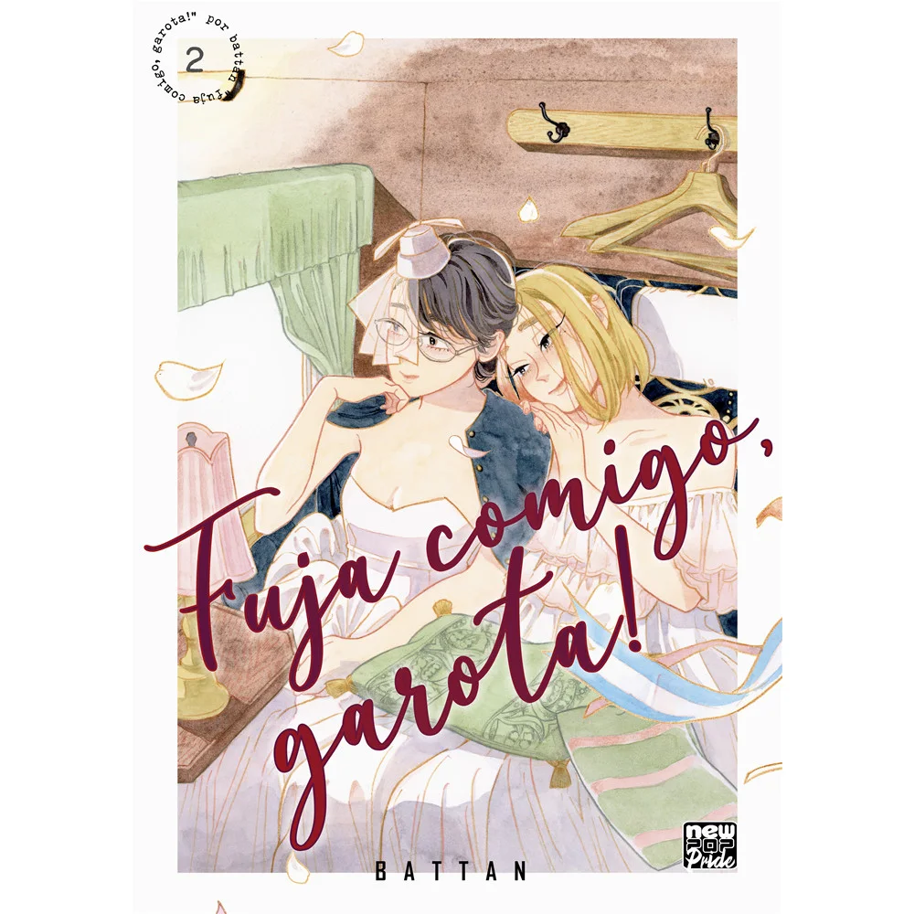 Mangá - Fuja Comigo, Garota!: Volume 2 - por Battan - Editora New Pop