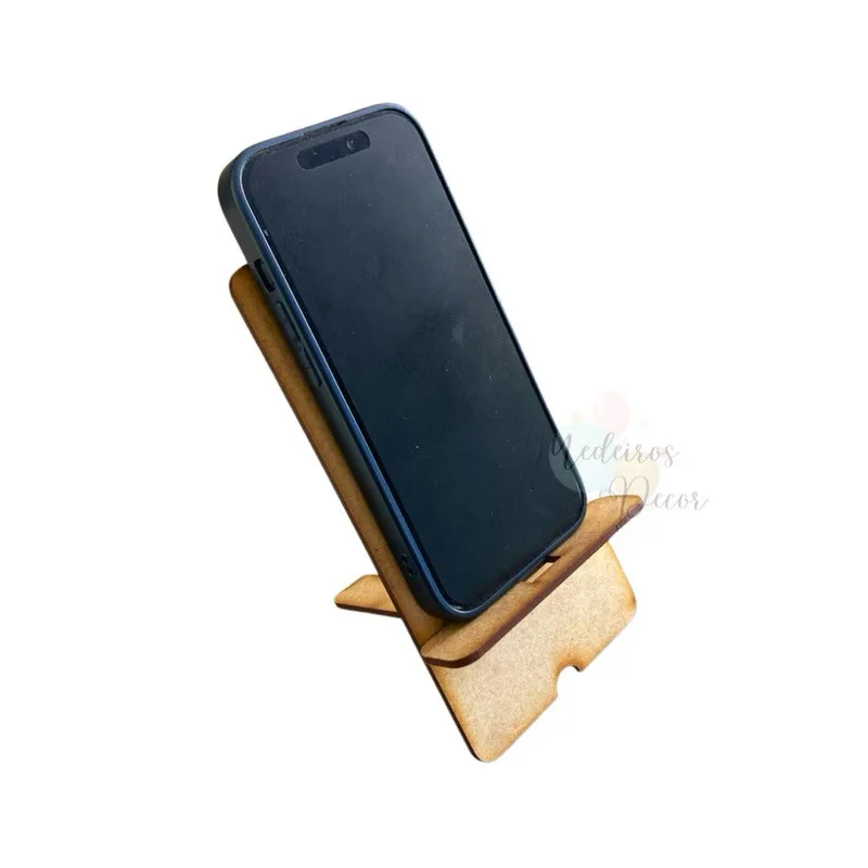 Kit 10 Porta Celular Suporte Universal Smartphone de Mesa Mdf Promoção