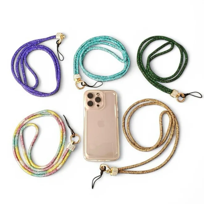 Cordão Para Celular Smartphone Iphone  Alça Transversal Mão Pescoço Salva Celular