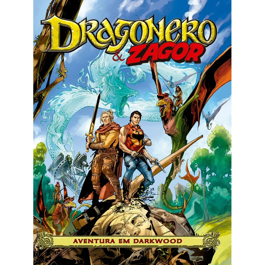 Comic - Dragonero e Zagor - Novo/Lacrado - Editora Mythos Editora -
