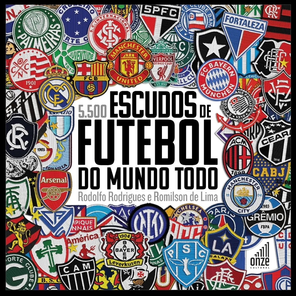 Livro - 5.500 ESCUDOS DE FUTEBOL DO MUNDO TODO - Editora Onze Cultural