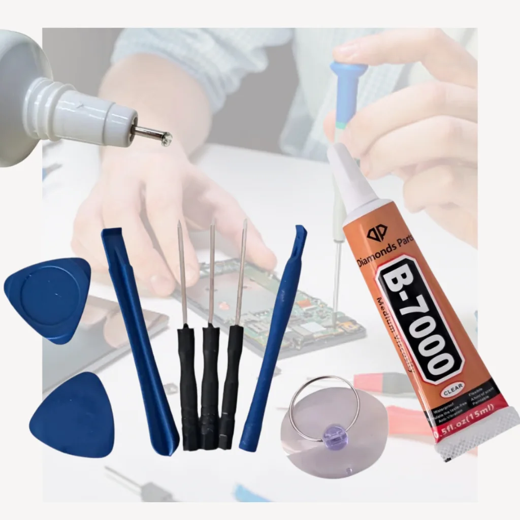 Cola 15ml B7000 Grau Profissional Multiuso Ferramentas Reparo Tela Celular Manutenção Conserto Smartphone