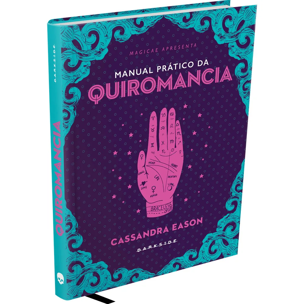Livro - Manual Prático da Quiromancia - por Cassandra Eason - Editora Darkside