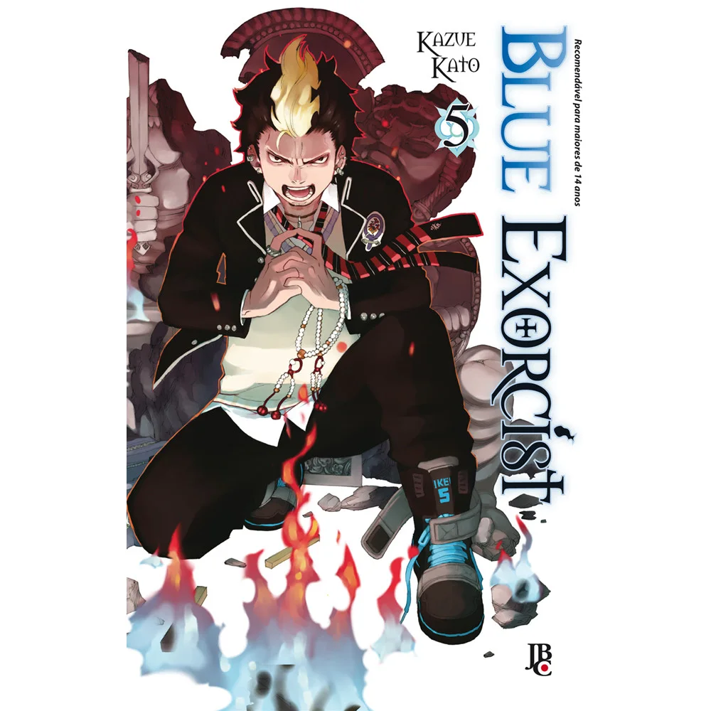 Mangá - Blue Exorcist Vol. 05 - por Kato Kazue - Editora JBC
