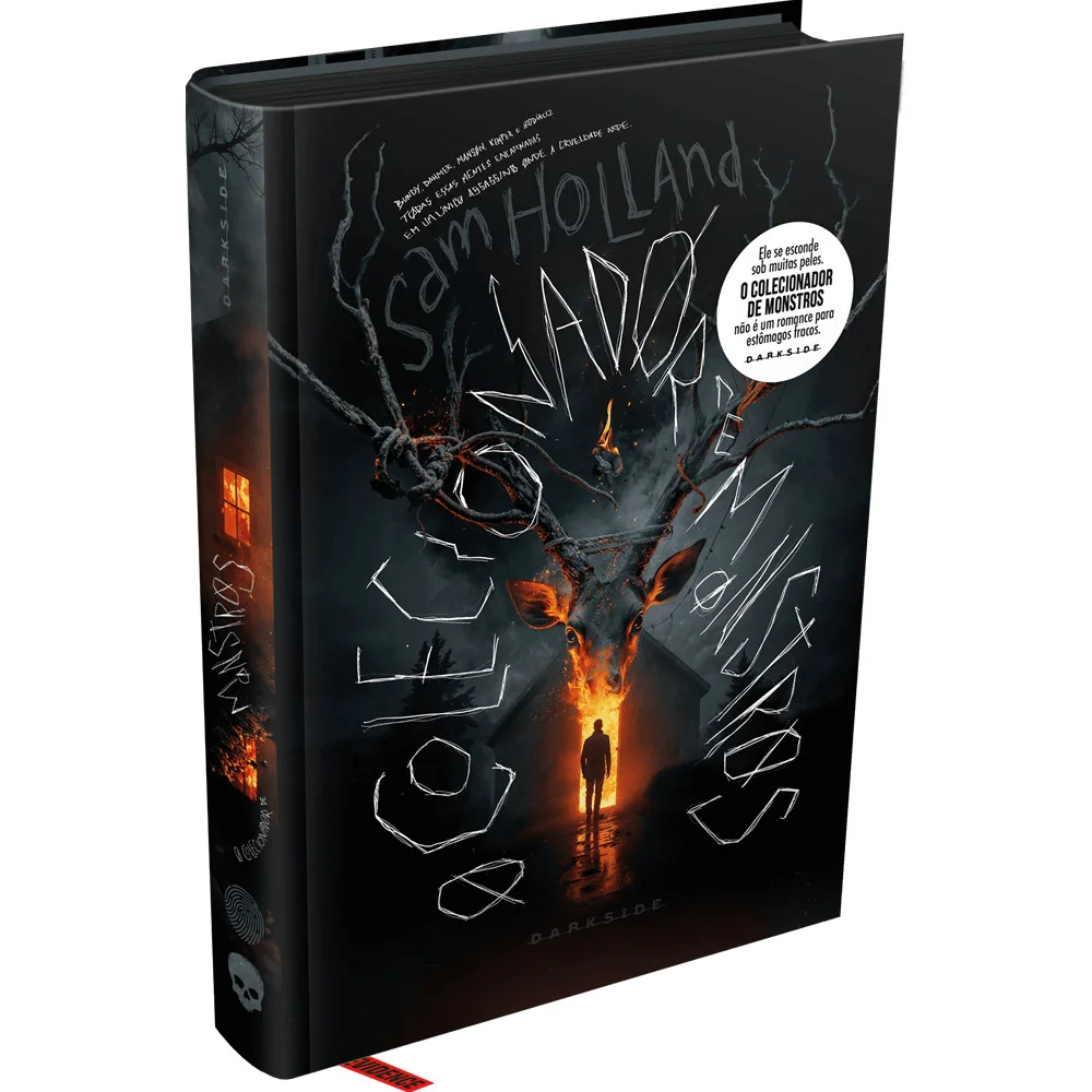 Livro - O Colecionador de Monstros - por Sam Holland - Editora Darkside -