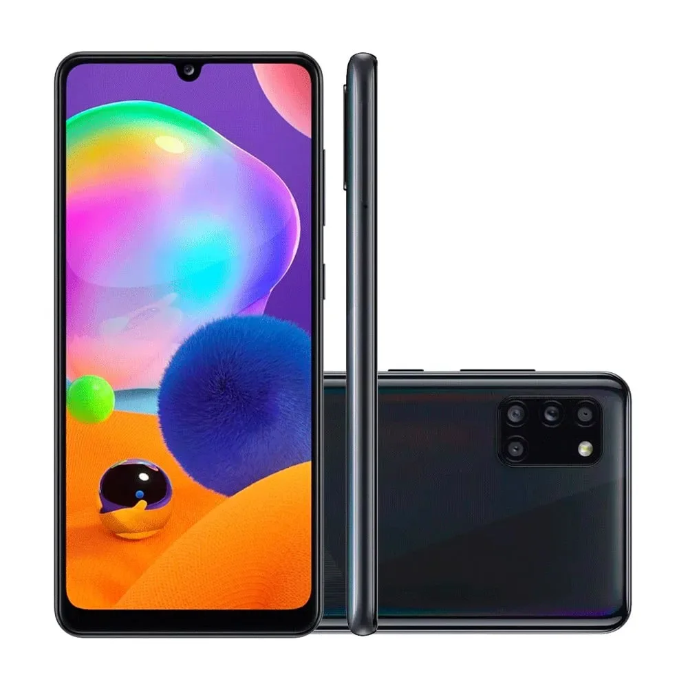 Outlet - Smartphone Samsung Galaxy A31 128GB 4GB de RAM Preto