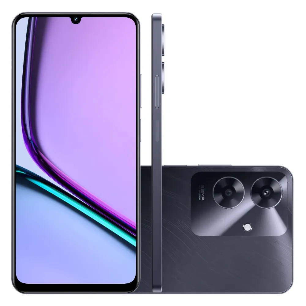 Outlet - Smartphone Realme Note 60S 128GB 4GB de RAM Preto